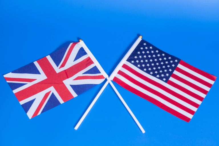 As diferenças entre inglês britânico e americano